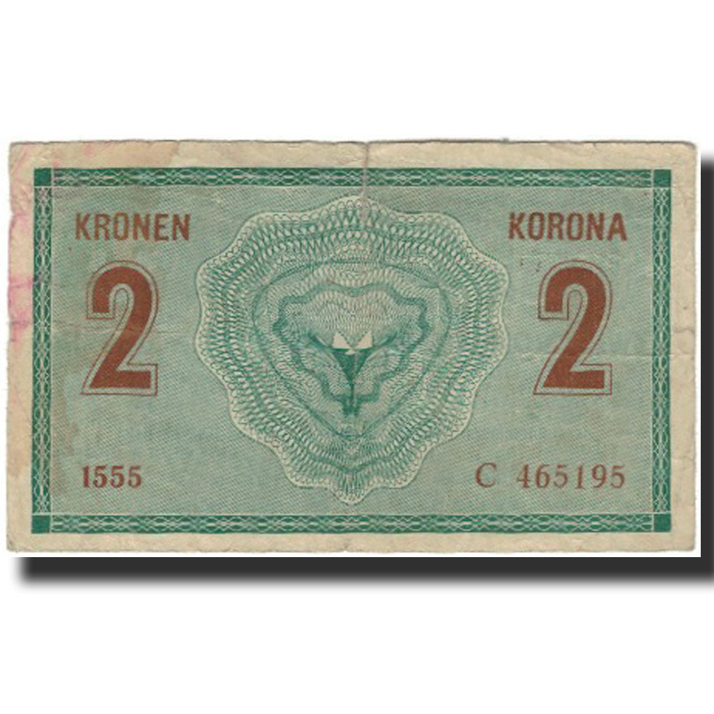 Billete, 2 Kronen, 1914, Austria, KM:17b, BC