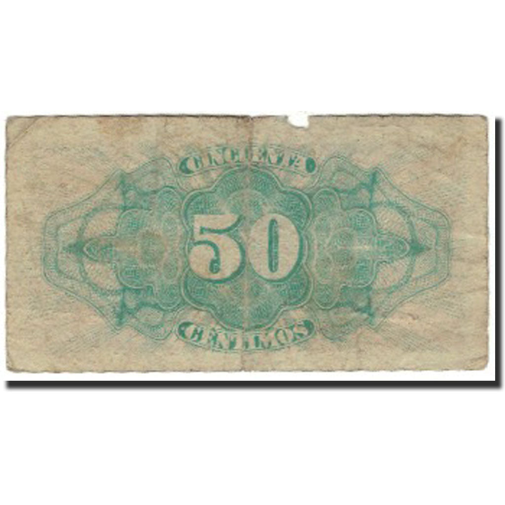 Banknote, Spain, 50 Centimos, 1937, KM:93, F(12-15)