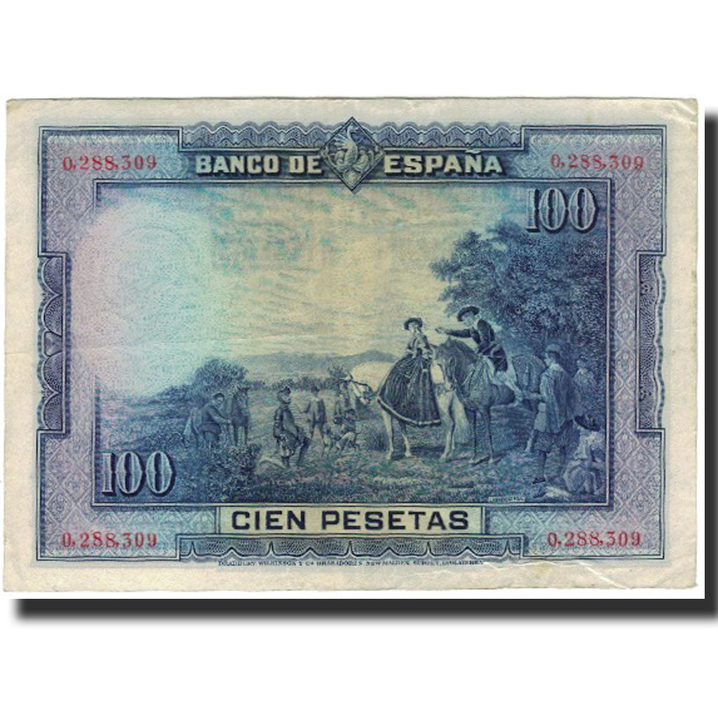 Geldschein, Spanien, 100 Pesetas, 1928-08-15, KM:76a, SS
