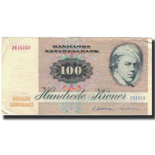 Billete, 100 Kroner, 1972, Dinamarca, KM:51m, BC+