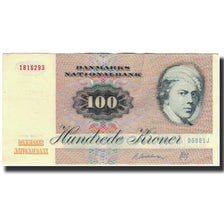 Billete, 100 Kroner, 1972, Dinamarca, KM:51r, MBC