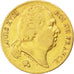 Louis XVIII, 20 Francs or buste nu 1817 Paris, KM 712.1