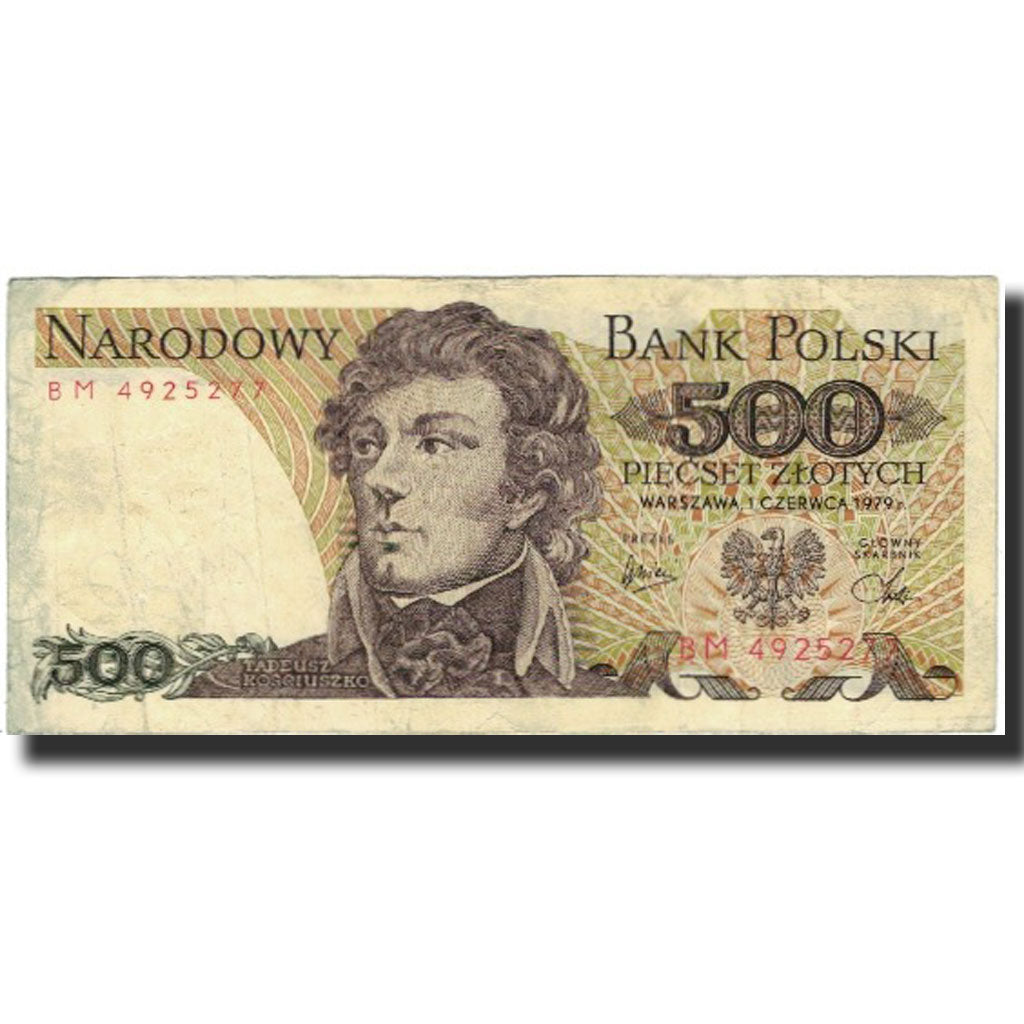 Banconote, Polonia, 500 Zlotych, 1979, KM:145C, MB