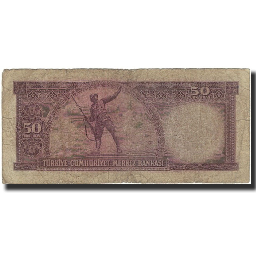 Billete, 50 Lira, Turquía, KM:175a, RC