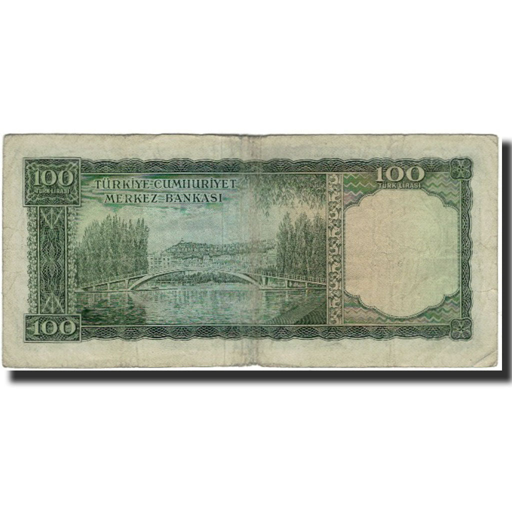 Banknote, Turkey, 100 Lira, KM:182, F(12-15)