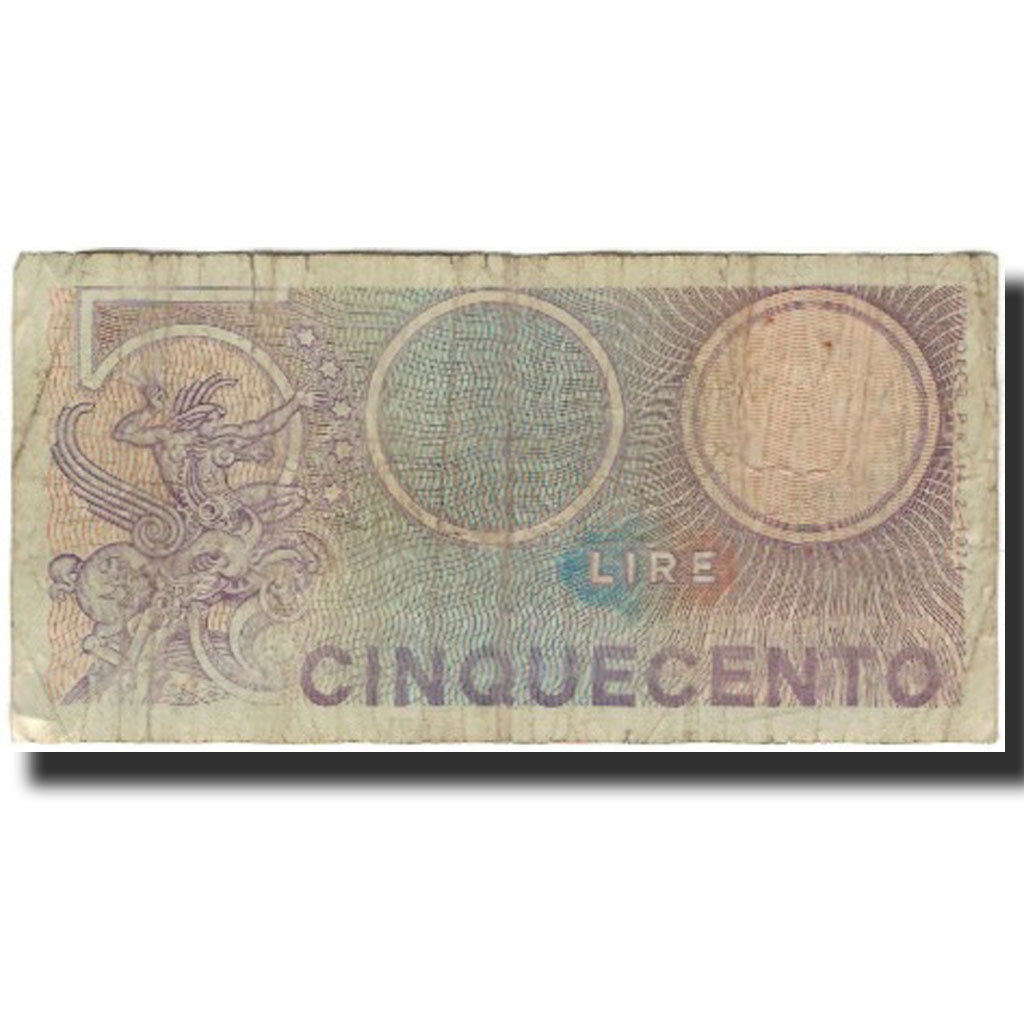 Geldschein, Italien, 500 Lire, KM:94, SGE