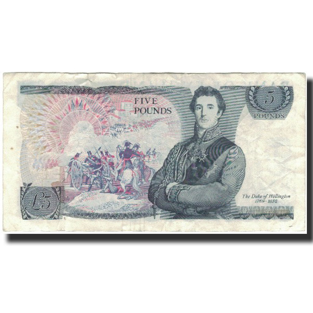 Billete, 5 Pounds, Gran Bretaña, KM:378c, BC