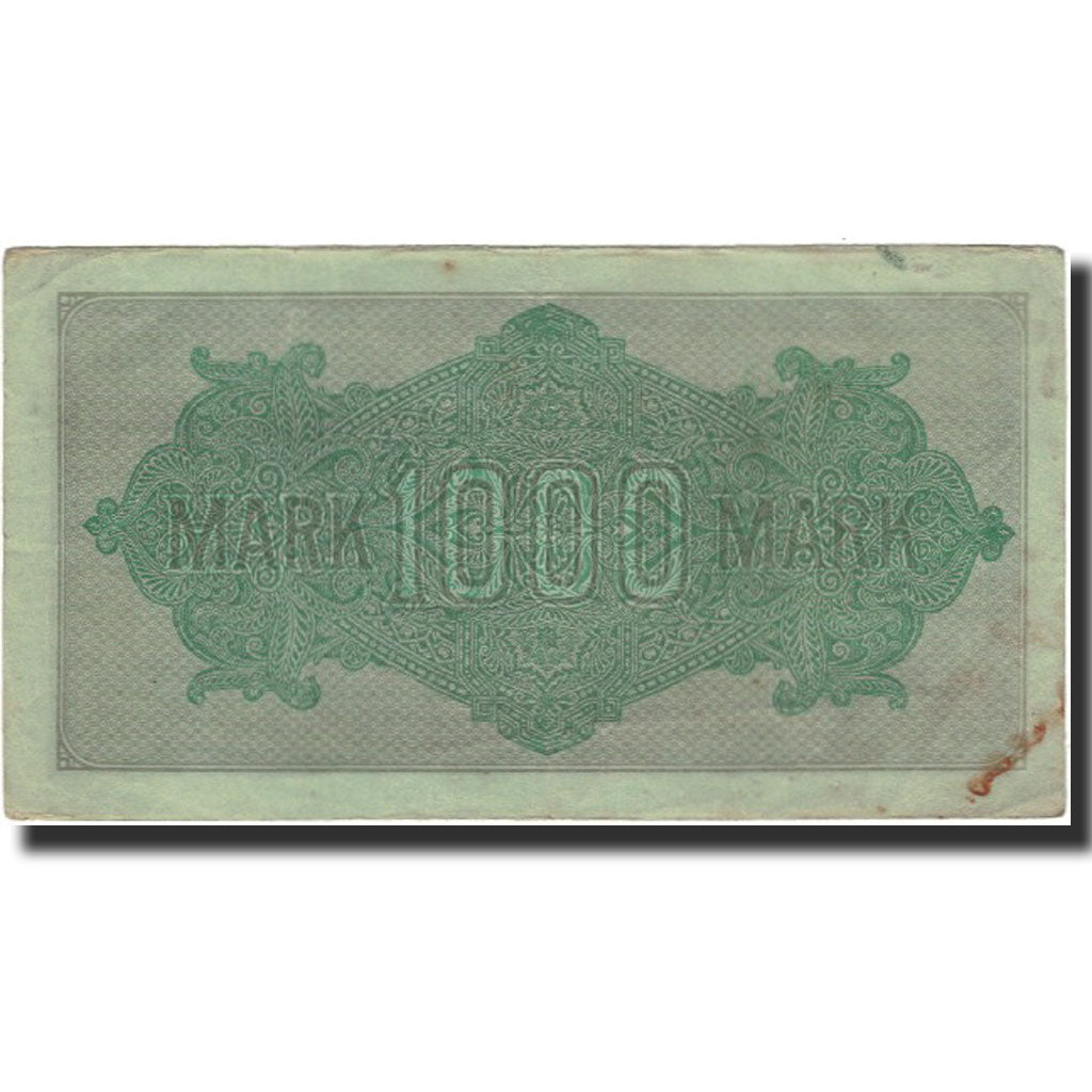 Banknote, Germany, 1000 Mark, 1922, KM:76h, VF(30-35)