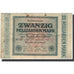 Billet, Allemagne, 20 Milliarden Mark, 1923, KM:118e, TTB
