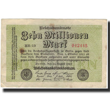 Banknote, Germany, 10 Millionen Mark, KM:106c, EF(40-45)