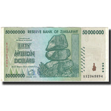 Banknote, Zimbabwe, 50 Million Dollars, 2008, KM:79, AU(50-53)