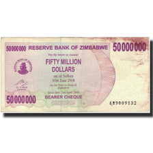 Banknote, Zimbabwe, 50 Million Dollars, 2008, KM:57, VF(30-35)