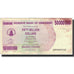 Banknote, Zimbabwe, 50 Million Dollars, 2008, KM:57, VF(30-35)