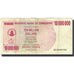 Biljet, Zimbabwe, 10 Million Dollars, 2008, KM:55a, TB+