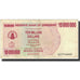 Biljet, Zimbabwe, 10 Million Dollars, 2008, KM:55a, TB+