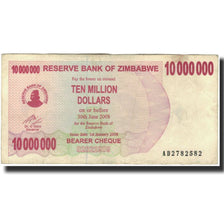 Banknote, Zimbabwe, 10 Million Dollars, 2008, KM:55a, VF(30-35)