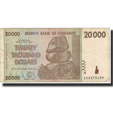 Geldschein, Simbabwe, 20,000 Dollars, 2008, KM:73a, S