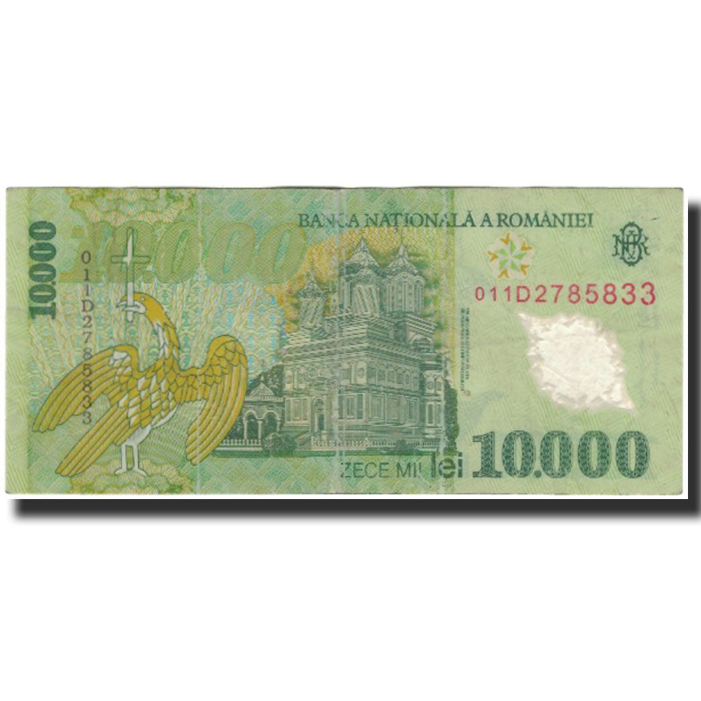 Geldschein, Rumänien, 10,000 Lei, 2000, KM:112b, S+