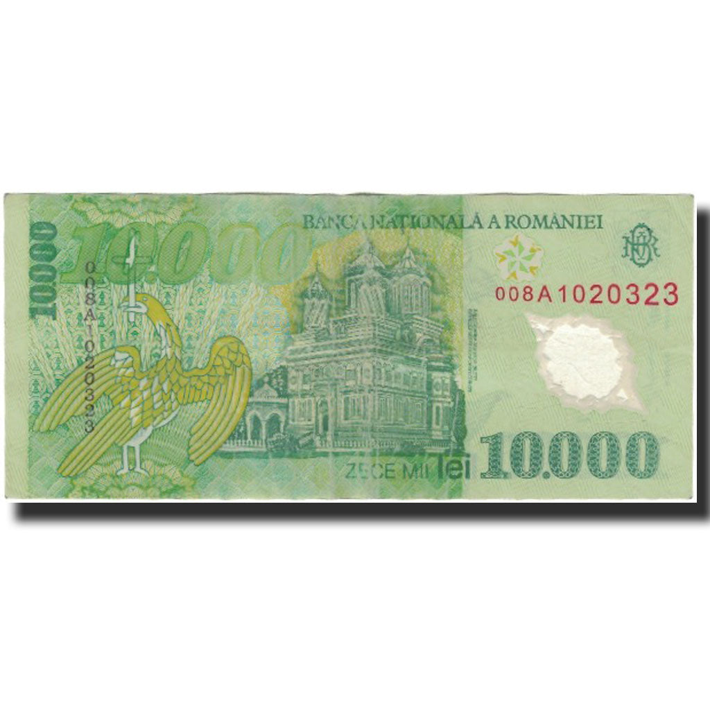 Billet, Roumanie, 10,000 Lei, 2000, KM:112a, TB+