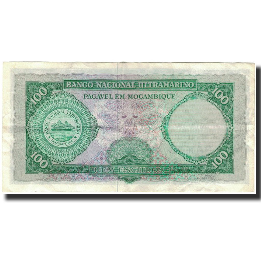 Geldschein, Mosambik, 100 Escudos, 1961-03-27, KM:117a, SS