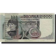 Banknote, Italy, 10,000 Lire, KM:106b, VF(20-25)