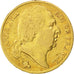 FRANCE, Louis XVIII, 20 Francs, 1819, Paris, KM #712.1, EF(40-45), Gold,...