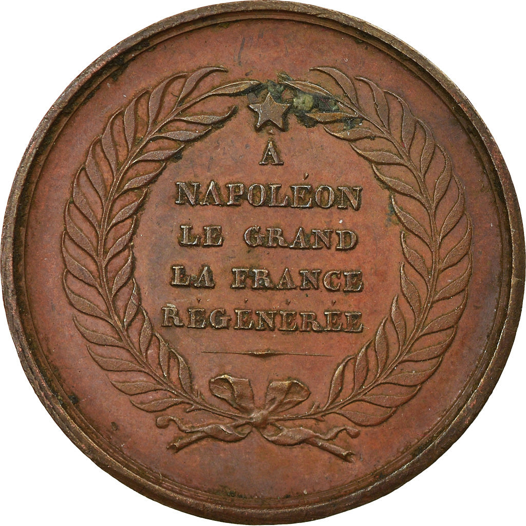 França, Medal, A Napoléon le Grand, La France Régénérée, História, 1833