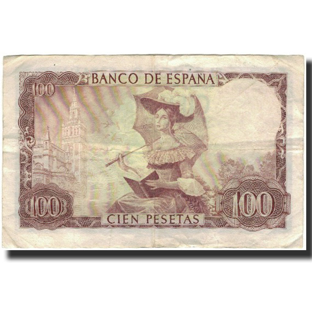 Banknote, Spain, 100 Pesetas, 1965-11-19, KM:150, VF(20-25)