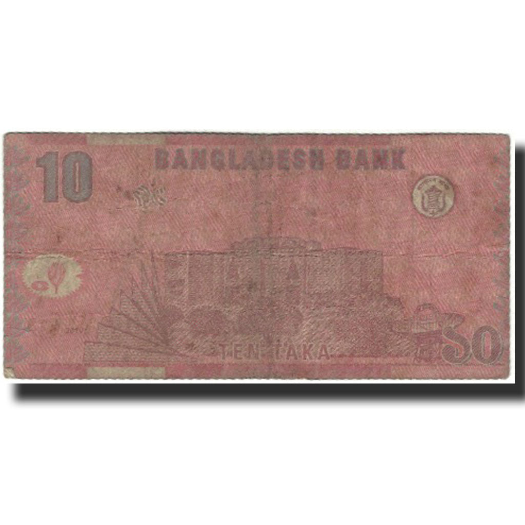 Biljet, Bangladesh, 10 Taka, KM:47c, B+