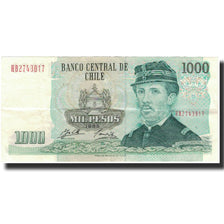 Nota, Chile, 1000 Pesos, 1995, KM:154f, EF(40-45)