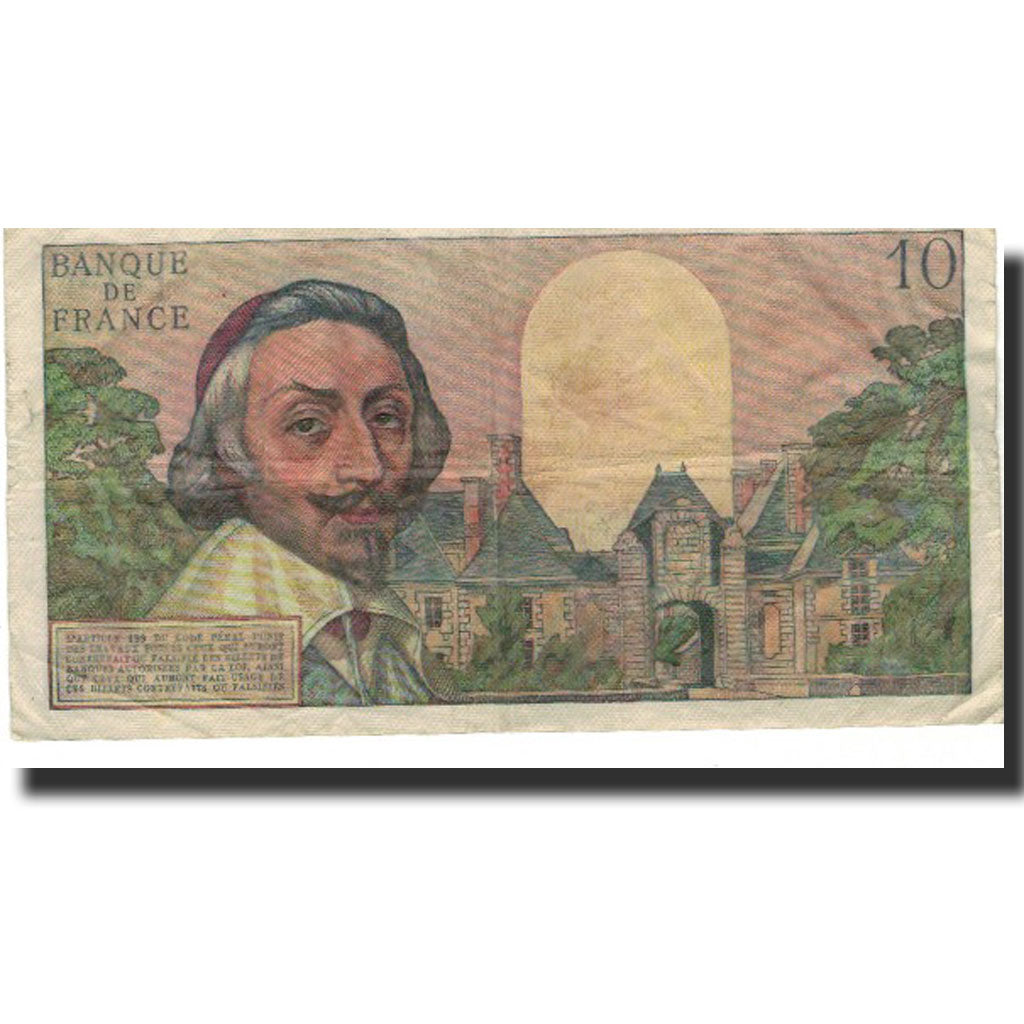 Frankreich, 10 Nouveaux Francs, Richelieu, 1961-12-07, SGE+, Fayette:57.16