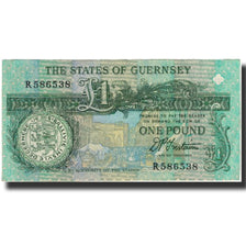 Banknote, Guernsey, 1 Pound, KM:52b, EF(40-45)