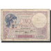 França, 5 Francs, Violet, 1939-10-19, VG(8-10), Fayette:4.12, KM:83