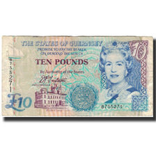 Billete, 10 Pounds, Guernsey, KM:57a, BC+