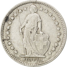 SWITZERLAND, 1/2 Franc, 1908, Bern, KM #23, EF(40-45), Silver, 18.2, 2.50