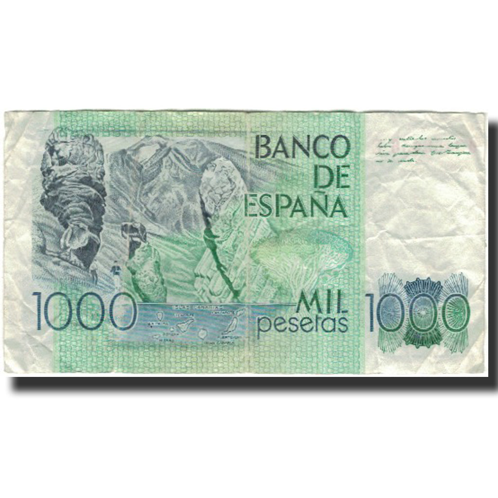 Banknote, Spain, 1000 Pesetas, 1979-10-23, KM:158, VF(20-25)