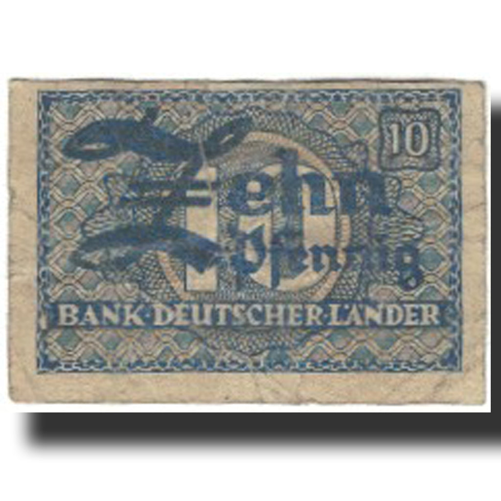 Banknote, GERMANY - FEDERAL REPUBLIC, 10 Pfennig, KM:12a, VF(20-25)