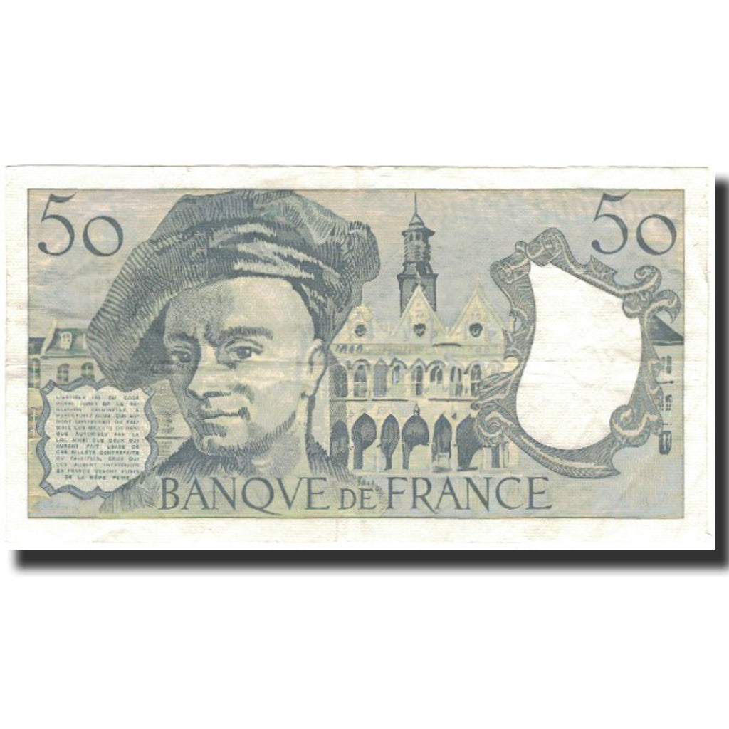 Francia, 50 Francs, Quentin de La Tour, 1991, MBC, Fayette:67.17, KM:152e