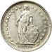 Coin, Switzerland, 1/2 Franc, 1914, Bern, AU(50-53), Silver, KM:23