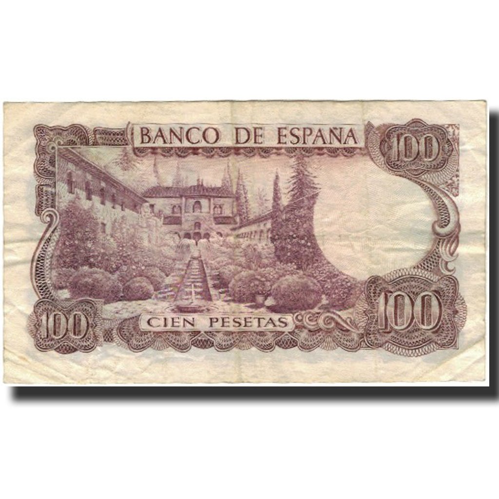 Billet, Espagne, 100 Pesetas, 1970-11-17, KM:152a, TB+