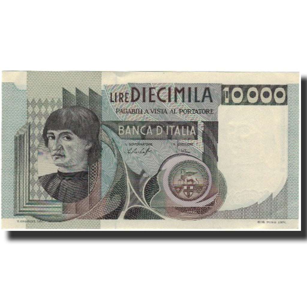 Billete, 10,000 Lire, Italia, KM:106a, SC