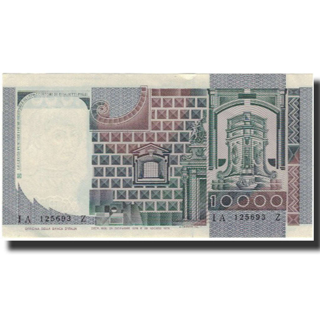 Billete, 10,000 Lire, Italia, KM:106a, SC
