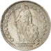 SWITZERLAND, 1/2 Franc, 1941, Bern, KM #23, AU(50-53), Silver, 18.2, 2.52