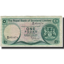 Biljet, Schotland, 1 Pound, 1978, KM:336a, TB