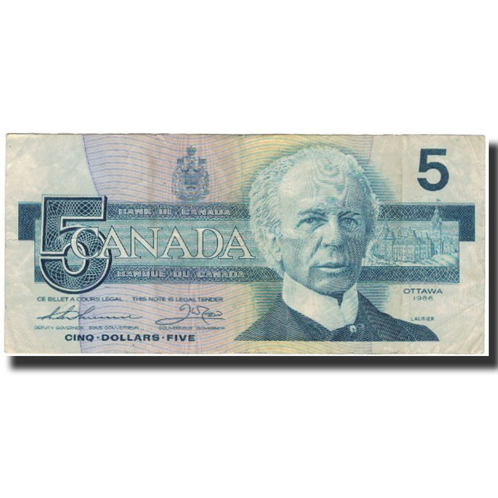 Banknote, Canada, 5 Dollars, 1986, KM:95b, VF(20-25)
