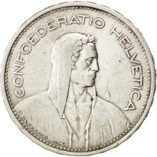 SWITZERLAND, 5 Francs, 1933, Bern, KM #40, EF(40-45), Silver, 31.45, 15.02