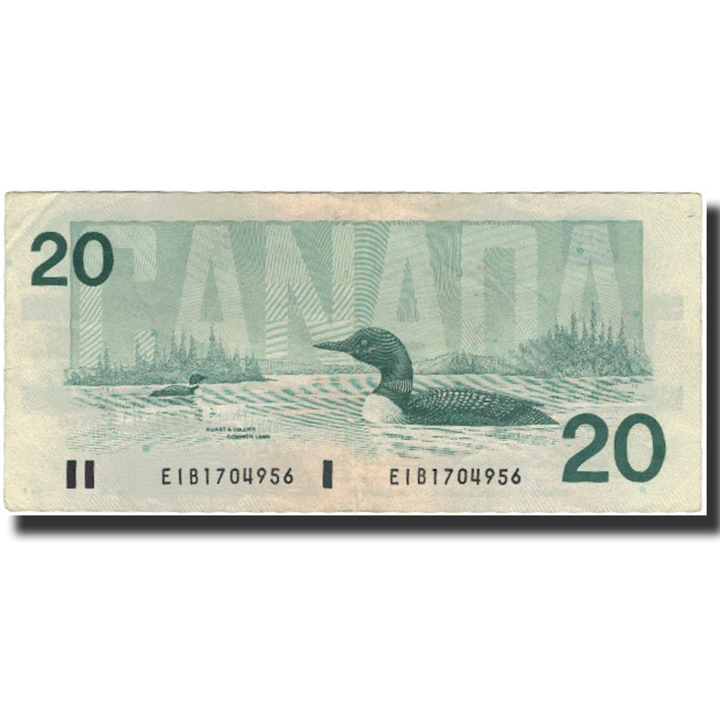 Biljet, Canada, 20 Dollars, 1991, KM:97a, TB+