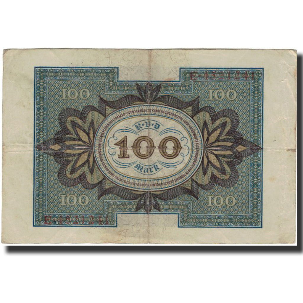 Geldschein, Deutschland, 100 Mark, 1920, KM:69a, S+