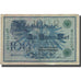 Billete, 100 Mark, 1908, Alemania, KM:34, BC+