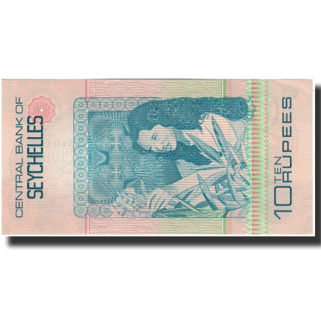 Biljet, Seychellen, 10 Rupees, KM:28a, NIEUW